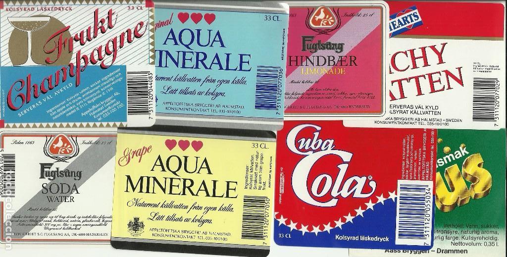 Etiquetas antiguas: LOTE 40 ETIQUETAS REFRESCOS - Foto 3
