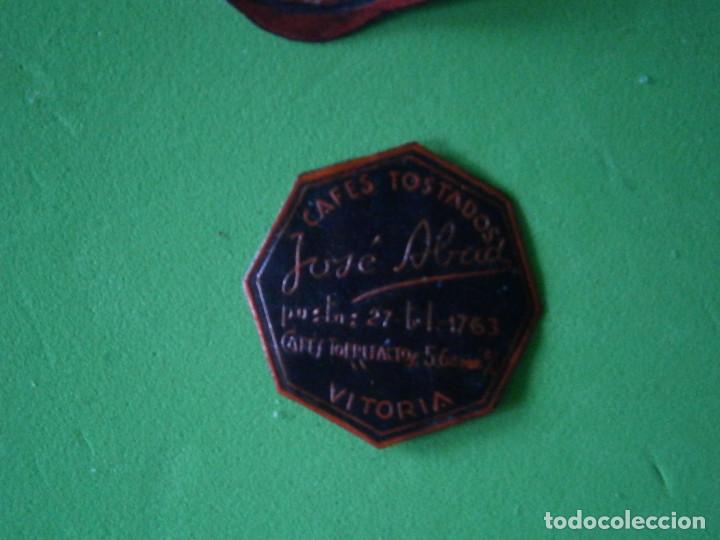 Alte Etiketten: &iexcl;&iexcl; PRECIOSA ETIQUETA.. A&Ntilde;OS 30-40 DE....VITORIA &iexcl;&iexcl;CAFES TOSTADOS..JOSE ABAD