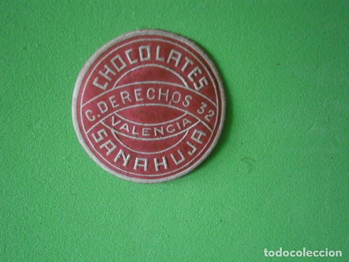 Alte Etiketten: &iexcl;&iexcl; PRECIOSA ETIQUETA.. A&Ntilde;OS 30-40 DE....VALENCIA &iexcl;&iexcl;CHOCOLATES  ..SANA HUJA