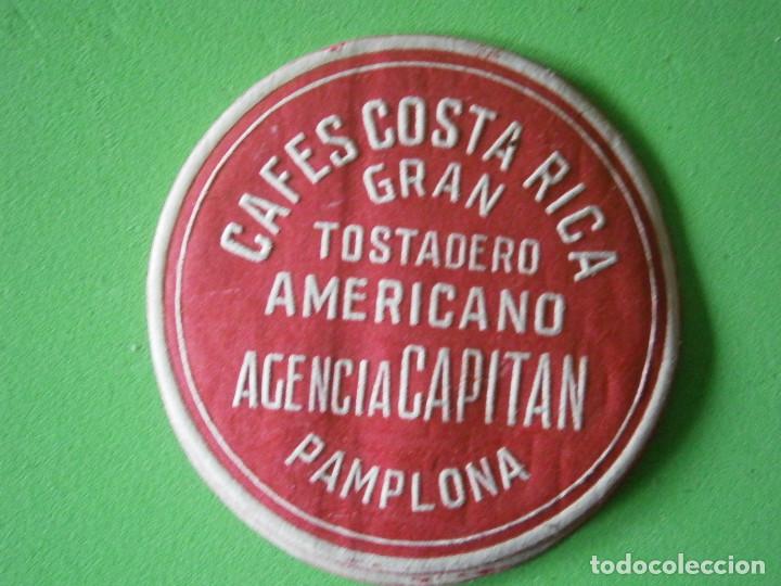 Alte Etiketten: &iexcl;&iexcl; PRECIOSA ETIQUETA.. A&Ntilde;OS 30-40 DE....PAMPLONA &iexcl;&iexcl;CAFES COSTA RICA..AGENCIA CAPITAN