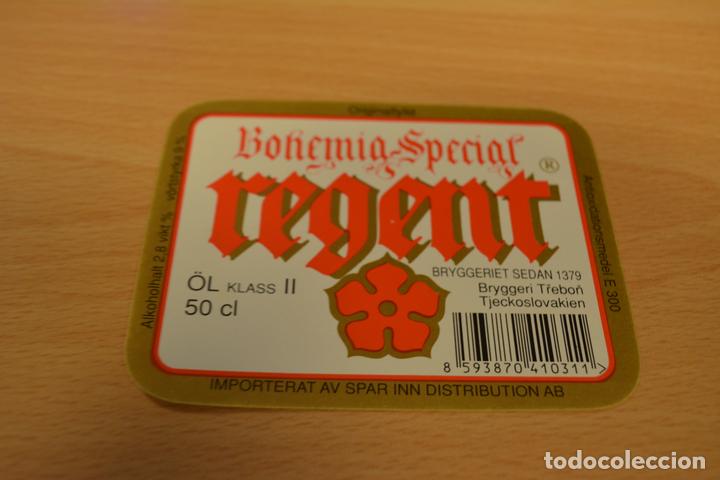 Etiquetas antiguas: ETIQUETA DE CERVEZA DE LA MARCA REGENT