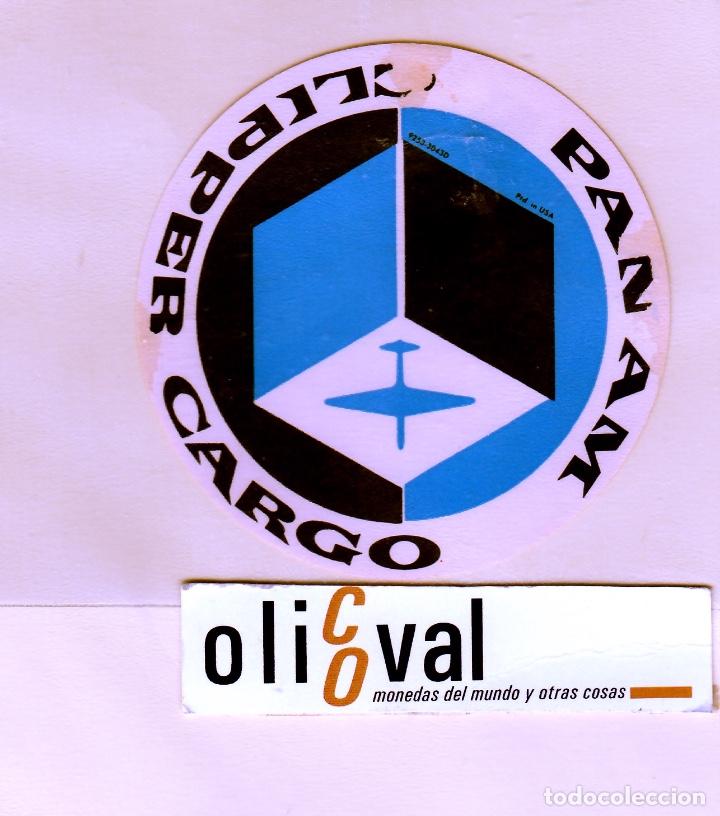 Etiquetas antiguas: ETIQUETA HOTEL PAN AM GLIPER CARGO TROQUEL 82mmEHEX-6802i.jpeg