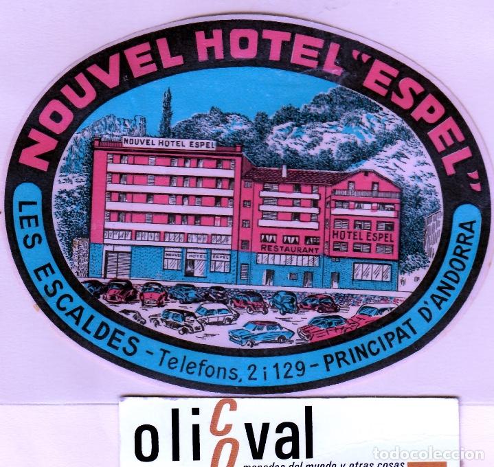 Etiquetas antiguas: ETIQUETA HOTEL BRAGAN&Ccedil;A 120  mm EHEX-6802127