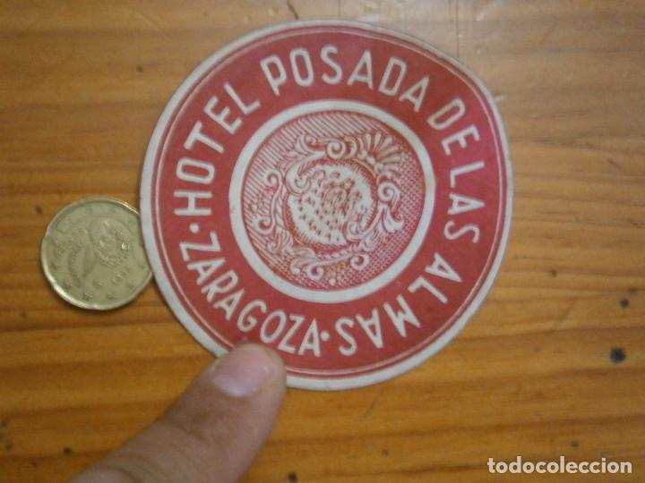 Etiquetas antiguas: &iexcl;&iexcl;PRECIOSA ETIQUETA DE ZARAGOZA A&Ntilde;OS 40 50 &iexcl;&iexcl;HOTEL DE LA POSADA,,,,