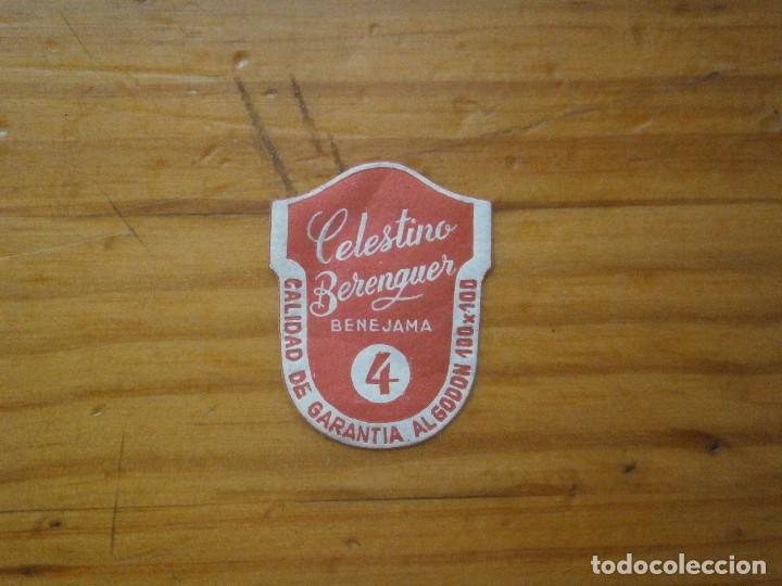 Etiquetas antiguas: &iexcl;&iexcl;PRECIOSA ETIQUETA ..PUBLICITARIA &iexcl;&iexcl;((A&Ntilde;OS 30-40))-CELESTINO BERENGUER