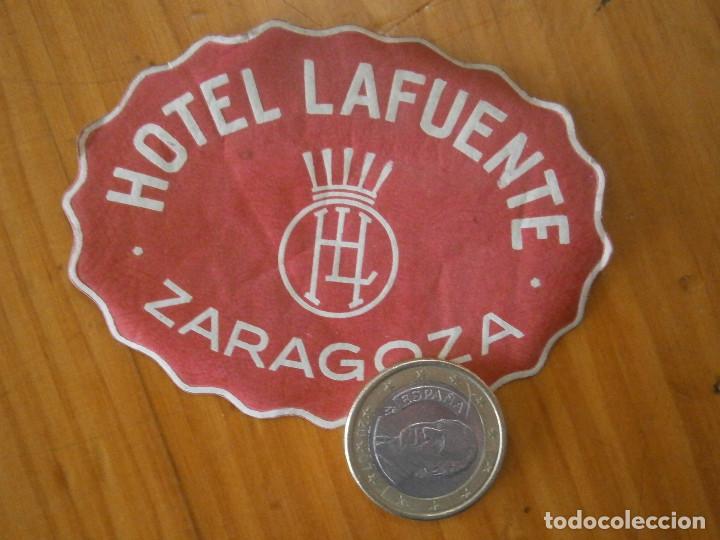 Etiquetas antiguas: &iexcl;&iexcl;PRECIOSA ETIQUETA DE &iexcl;&iexcl;ZARAGOZA &iexcl;&iexcl;A&Ntilde;OS 40 50&iexcl;&iexcl;HOTEL LA FUENTE