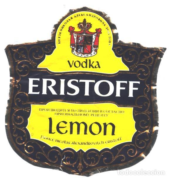 Etiquetas antiguas: ERISTOFF VODKA - ETIQUETA - Foto 1