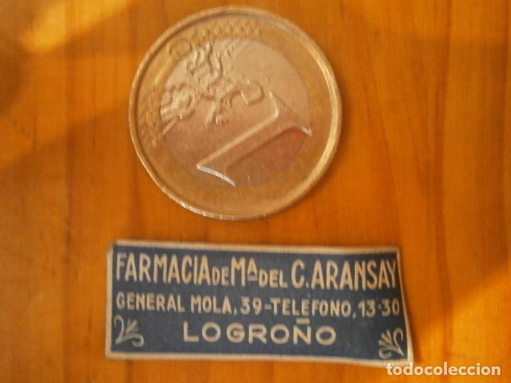 Etiquetas antiguas: &iexcl;&iexcl;PRECIOSA ETIQUETA &iexcl;&iexcl;LOGRO&Ntilde;O&iexcl;&iexcl;A&Ntilde;OS 30 40&iexcl; FARMACIA,,,,,,,,,,,,