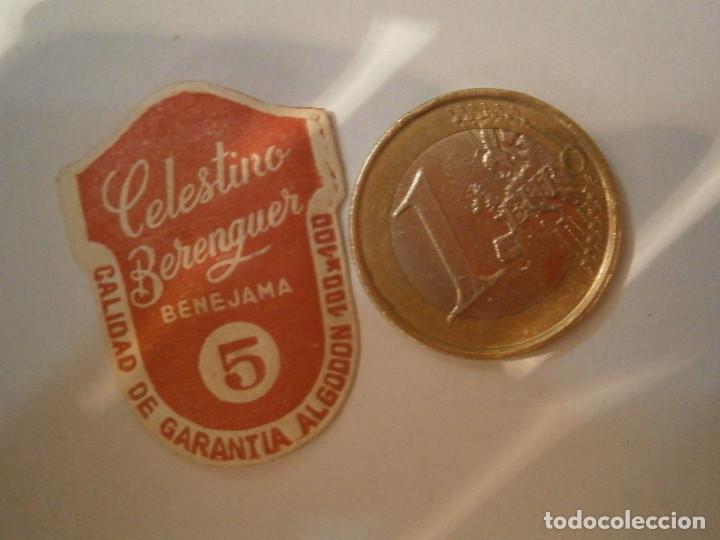 Etiquetas antiguas: &iexcl;&iexcl;PRECIOSA ETIQUETA PUBLICITARIA A&Ntilde;OS 30 40&iexcl;&iexcl;CELESTINO,BERENGUER,BENEJAMA