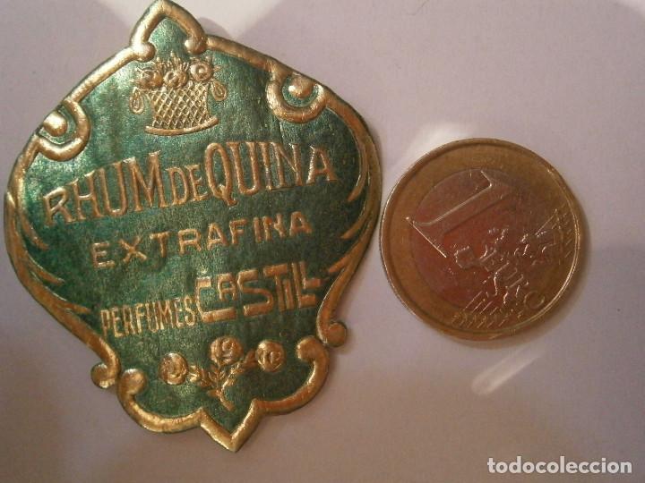 Etiquetas antiguas: &iexcl;&iexcl;PRECIOSA ETIQUETA PUBLICITARIA A&Ntilde;OS 30 40&iexcl;&iexcl;RHUM,DE, QUINA,EXTRAFINA&iexcl;PERFUMES,,,,,,UNICA EN TC
