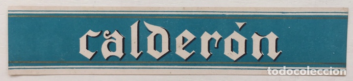 Alte Etiketten: Etiqueta Calder&oacute;n - Bodegas Jose Caldero Garc&iacute;a - Santander (Cantabria)