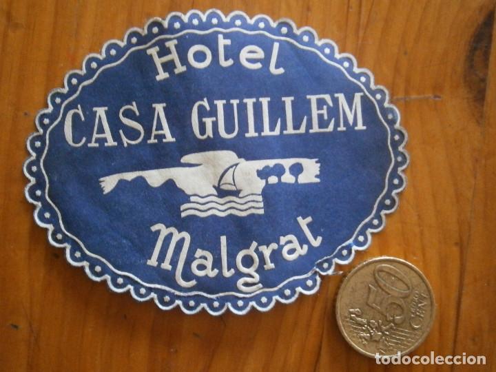 Etiquetas antiguas: &iexcl;&iexcl;PRECIOSA ,ETIQUETA PUBLICITARIA&iexcl;A&Ntilde;OS 40,50&iexcl;&iexcl;HOTEL CASA GUILLEM,MALGRAT&iexcl;&iexcl;&iexcl;&iexcl;
