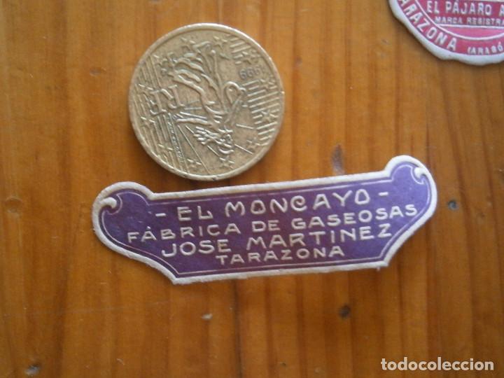 Etiquetas antiguas: &iexcl;&iexcl;PRECIOSA ETIQUETA PUBLICITARIA &iexcl;&iexcl;A&Ntilde;OS 40 50&iexcl;TARAZONA&iexcl;&iexcl;EL MONCAYO,FABRICA DE GASEOSAS&iexcl;&iexcl;
