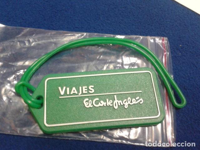 Etiquetas antiguas: ETIQUETA PARA MALETA VIAJE ( VIAJES EL CORTE INGLES ) 1990 NUEVA SIN USAR