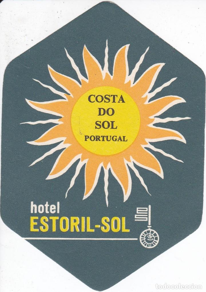 Etiquetas antiguas: ANTIGUA ETIQUETA DEL HOTEL ESTORIL-SOL  - PORTUGAL