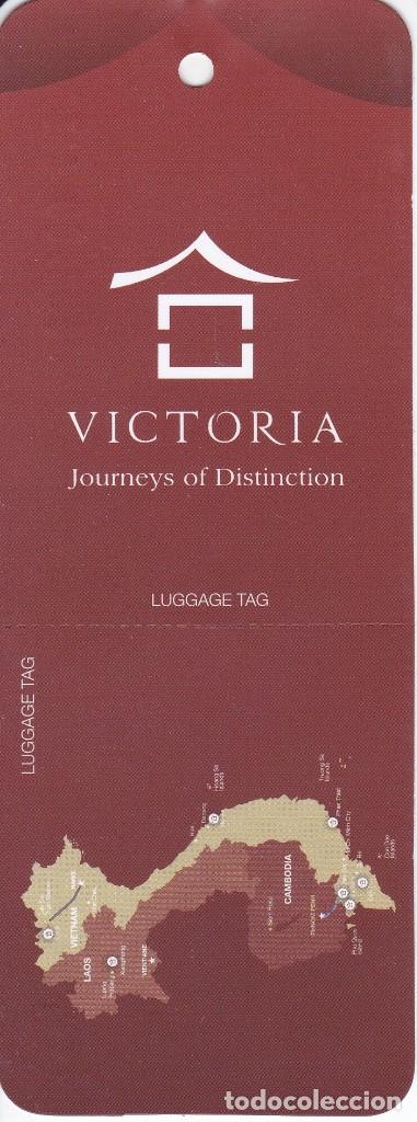 Etiquetas antiguas: ETIQUETA DEL HOTEL VICTORIA DE VIETNAM