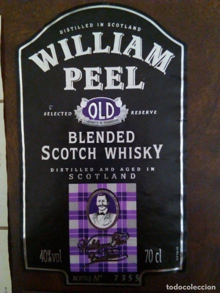 Etiquetas antiguas: 4 Etiquetas de Whisky. - Foto 3