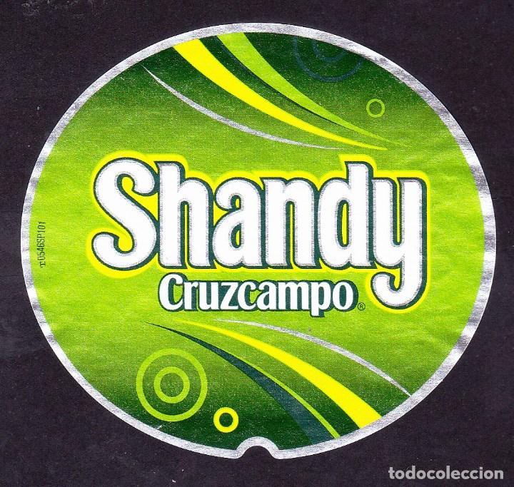 Etiquetas antiguas: ETIQUETA DE CERVEZA SHANDY-CRUZCAMPO