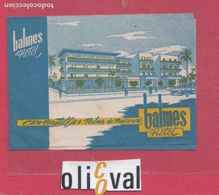 Etiquetas antiguas: ETIQUETA HOTEL BALBES CAN PASTILLA PALMA IRREGULAR 125X 95mm E.HOTEL..18,13.jpeg