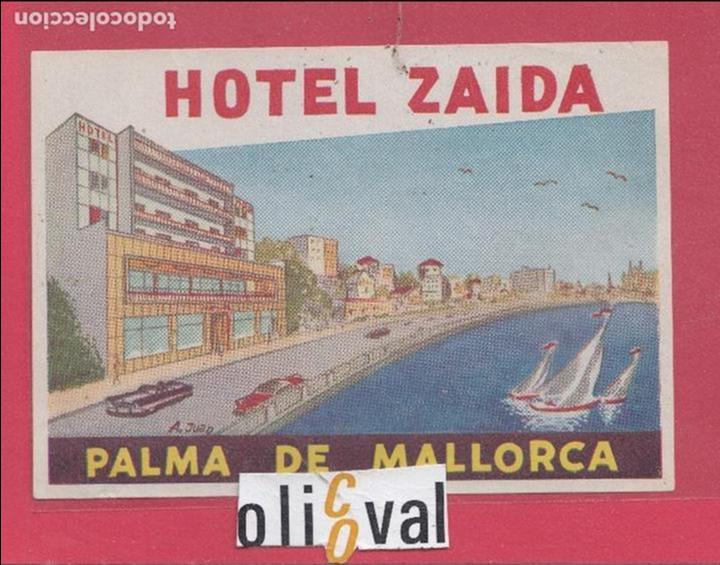 Etiquetas antiguas: ETIQUETA HOTEL ZAIDA PALMA 130 X 94 mm E.HOTEL..18,16.jpeg