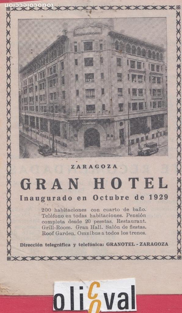 Etiquetas antiguas: ETIQUETA GRAN HOTEL RECORTE PRENSA V.ATRACCION 1931 DATADA mm E.HOTEL..18,46