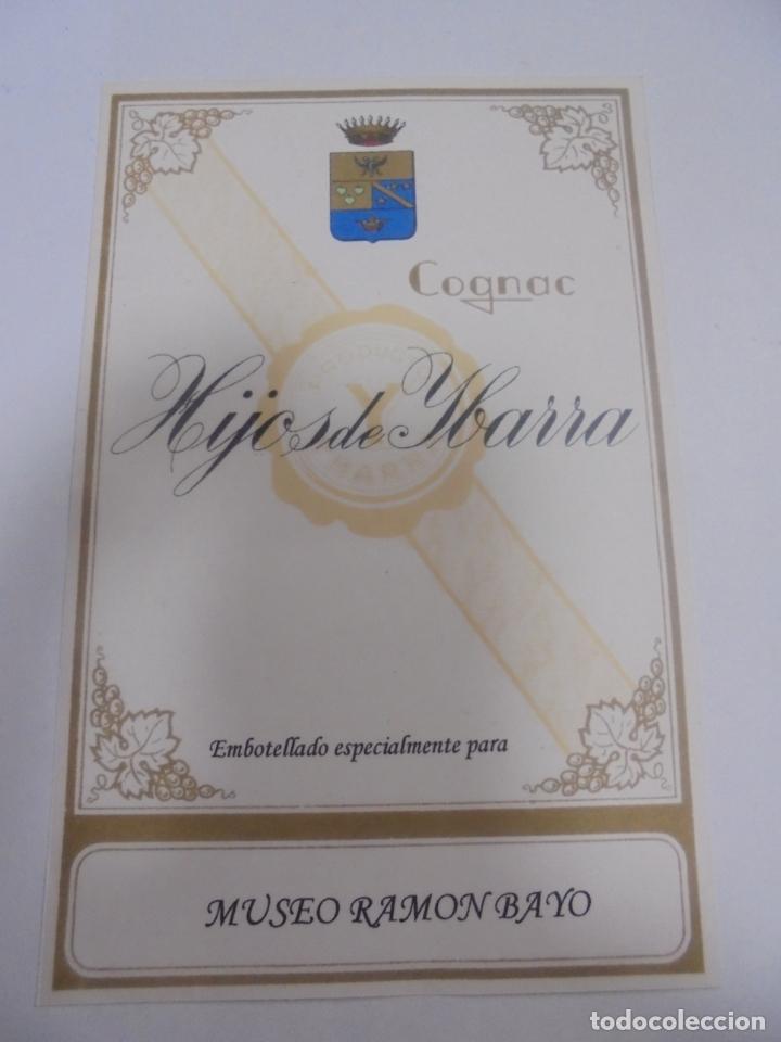 Etichette antiche: COPIA DE ETIQUETA. COGNAC HIJOS DE IBARRA. 10 X 16CM