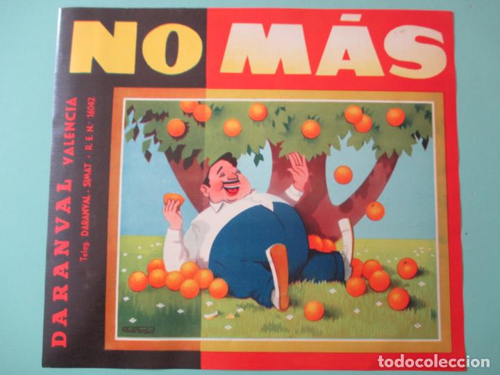 Alte Etiketten: ETIQUETA DE NARANJAS. DARANVAL. VALENCIA. NO M&Aacute;S. MEDIDAS : 25 X 28 CM.