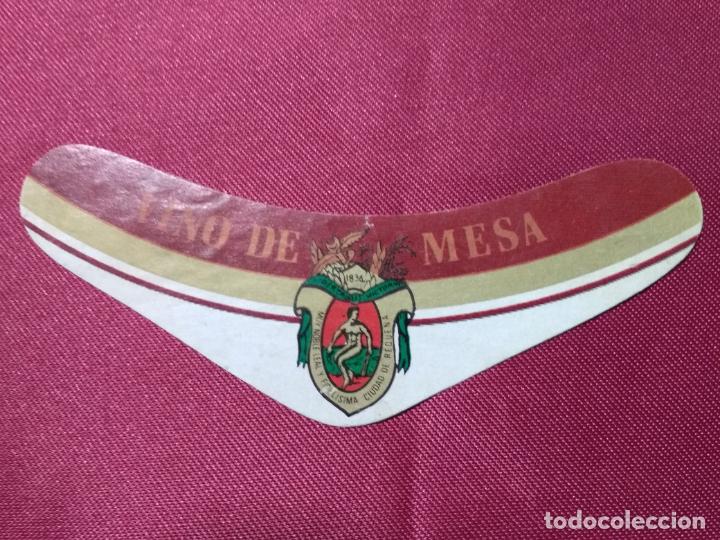 Etiquetas antiguas: ETIQUETA VINO DE MESA, MUY NOBLE LEAL. CIUDAD DE REQUENA