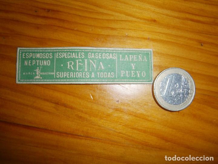 Etiquetas antiguas: ESPECIALES GASEOSAS REINA &iexcl;&iexcl;preciosa etiqueta publicitaria&iexcl;a&ntilde;os,30,40,&iexcl; unica en tc,