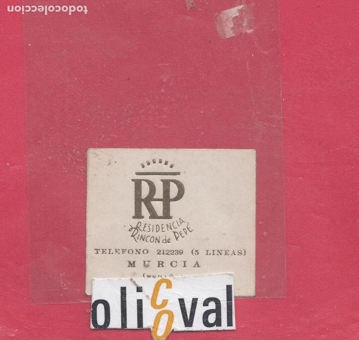 Etiquetas antiguas: ETIQUETA HOTEL ESPA&Ntilde;A RESIDENCIA RICON DE PEPE  DATADA 50 X 45 MM EH 011900232 jpeg