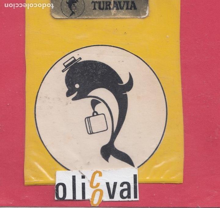 Etiquetas antiguas: ETIQUETA HOTEL ESPA&Ntilde;A AGENCIA TURAVIA UNIDAD Y LOGO TROQUEL 70 EH1218011jpeg