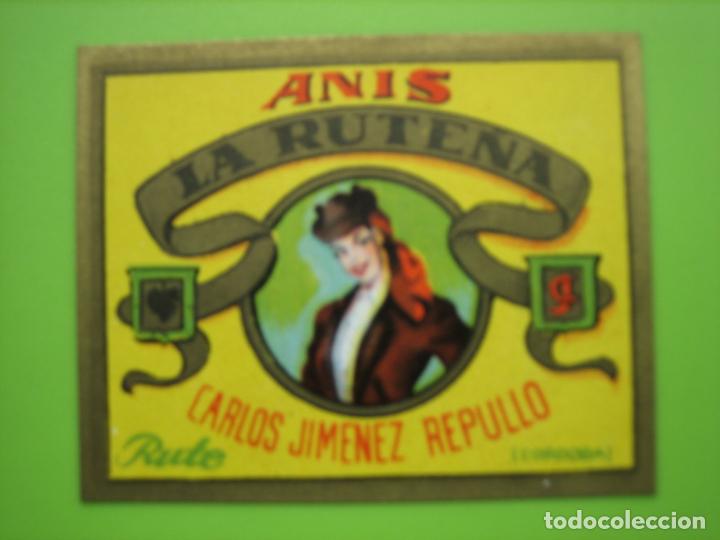 Etiquetas antiguas: Antigua etiqueta de vinos, licores etc.