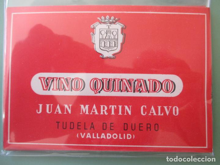 Old Labels: LOTE DE 50 ETIQUETAS DE VINO QUINADO. TUDELA DE DUERO. JUAN MART&Iacute;N CALVO. 13 X 9 CM