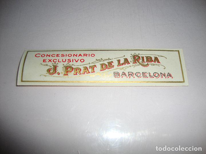 Etichette antiche: ETIQUETA J. PRAT DE LA RIBA