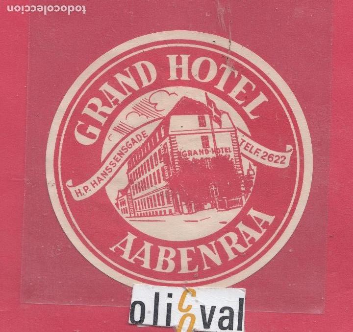 Etiquetas antiguas: ETIQUETA HOTEL AABENRAA DINAMARCA HOTEL H.P.HANSSENSGADE TROQUEL 100 mm EHEX2925.jpeg