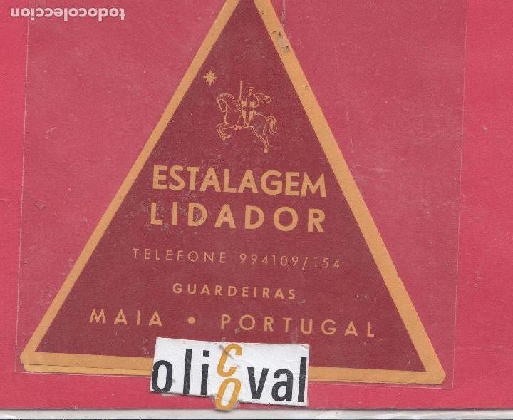 Etiquetas antiguas: ETIQUETA HOTEL ESTALAGEN PORTUGAL HOTEL LIDADOR TROQUEL  110 X 105 mm EHEX2936.jpeg