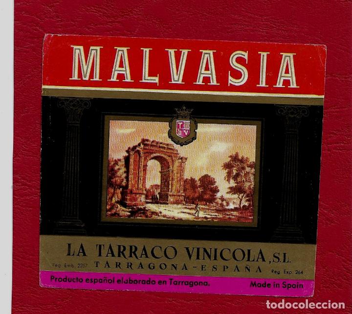 Etiquetas antiguas: ETIQUETA VINO - MALVASIA - LA TARRACO VINICOLA