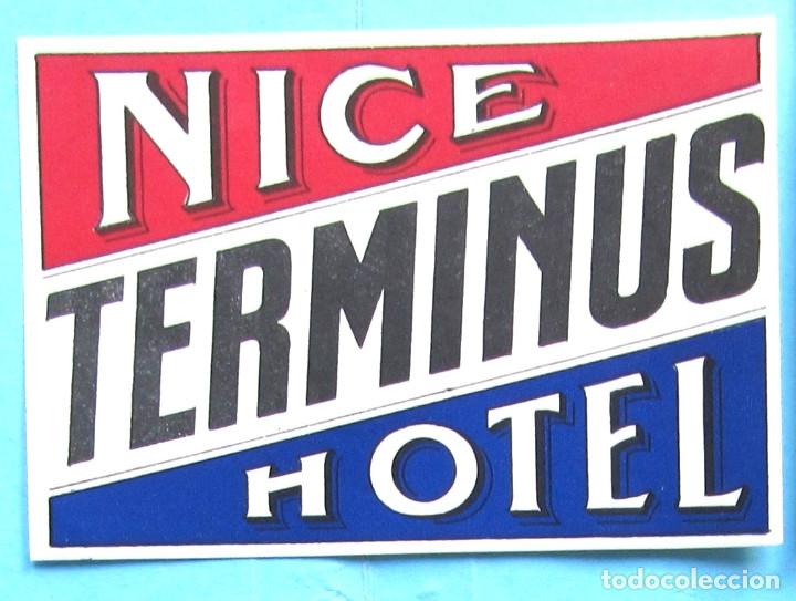 Etiquetas antiguas: ETIQUETA HOTEL NICE TERMINUS HOTEL. - Foto 1