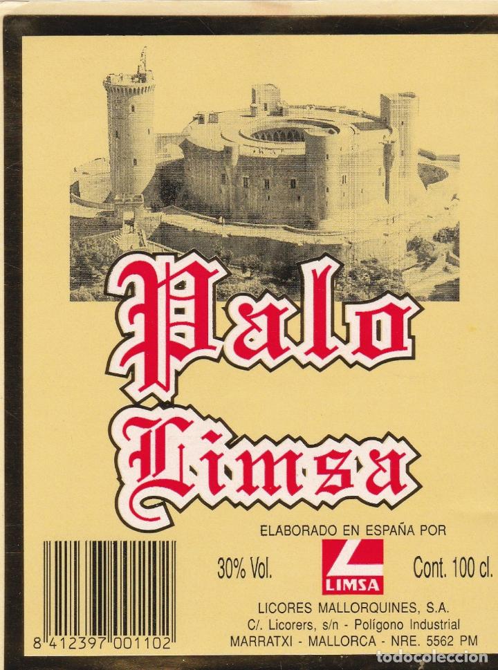Etichette antiche: Etiquetas vinos. Palo Limsa. Licores Mallorquines. Mallorca. Espa&ntilde;a