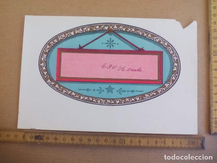 Etiquetas antiguas: ANTIGUA ETIQUETA DE CAJA DE PUROS CIGARROS Cigar Box Label VITOLA