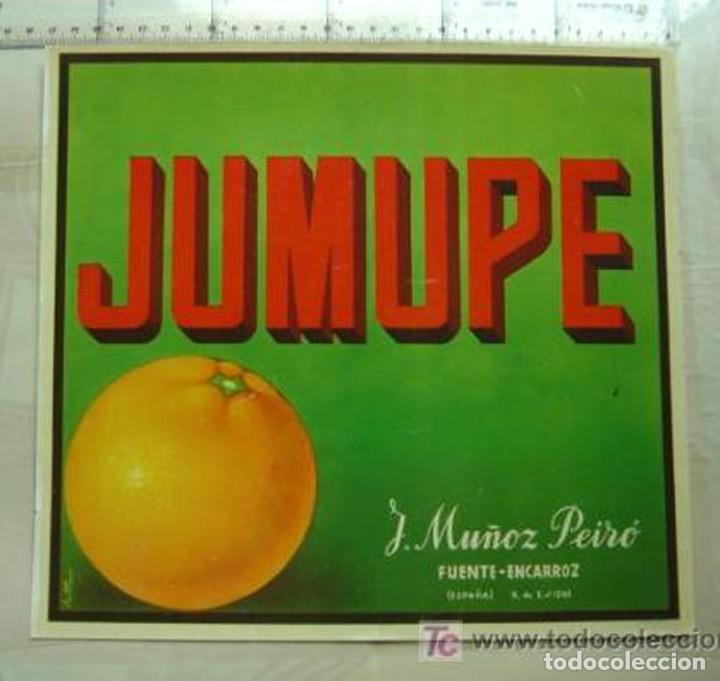 &Eacute;tiquettes anciennes: 15 ANTIGUAS ETIQUETAS DE NARANJAS - JUMUPE, FUENTE ENCARROZ - VALENCIA