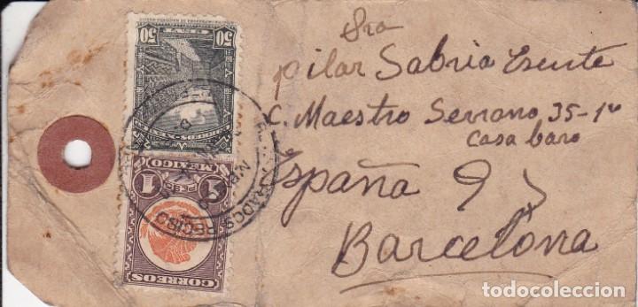 Old Labels: Etiqueta Mejico Casa Baro Barcelona