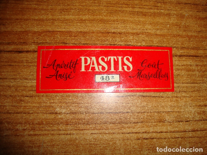 Etiquetas antiguas: (ALB-TC-105) ANTIGUA ETIQUETA DE PASTIS