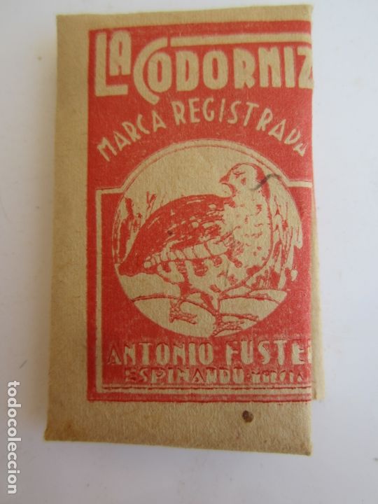 Etiquetas antiguas: SOBRE ETIQUETA DE CONDIMANTO DE CANELA , LA CODORNIZ. - ESPINARDO , MURCIA