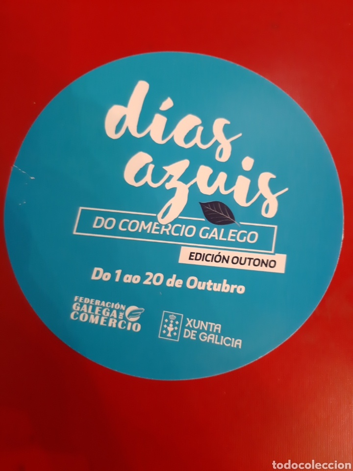 Alte Etiketten: Lugo d&iacute;as azules do comercio galego octubre 2019