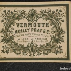 Etiquetas antiguas: ETIQUETA VERMOUTH-NOILLY PRAT & C. Lote 178658575