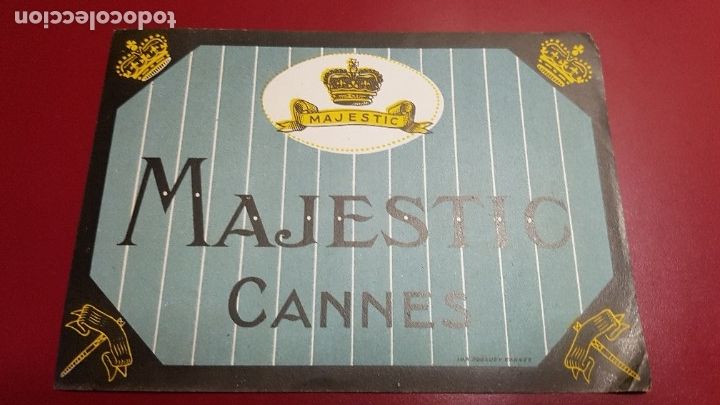 Etiquetas antiguas: ETIQUETA HOTEL - HOTEL MAJESTIC CANNES
