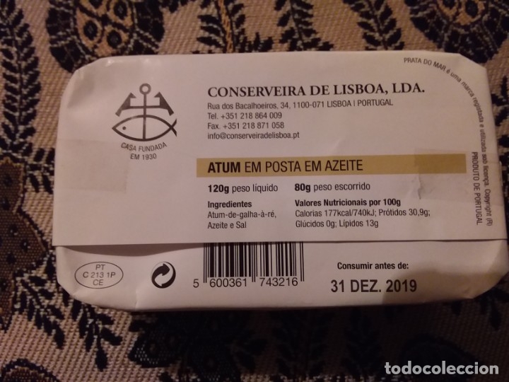 Etiquetas antiguas: Envoltorio etiqueta, lata de atun - Foto 2