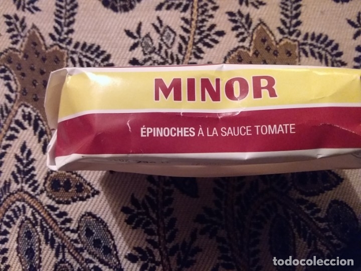 Etiquetas antiguas: Envoltorio etiqueta, lata de caballa - Foto 3