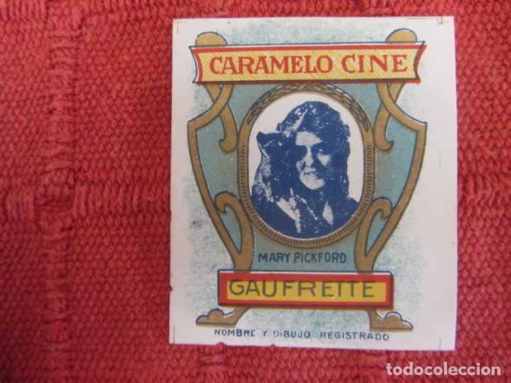 Etiquetas antiguas: ANTIGUO ENVOLTORIO CARAMELO CINE. MARY PICKFORD